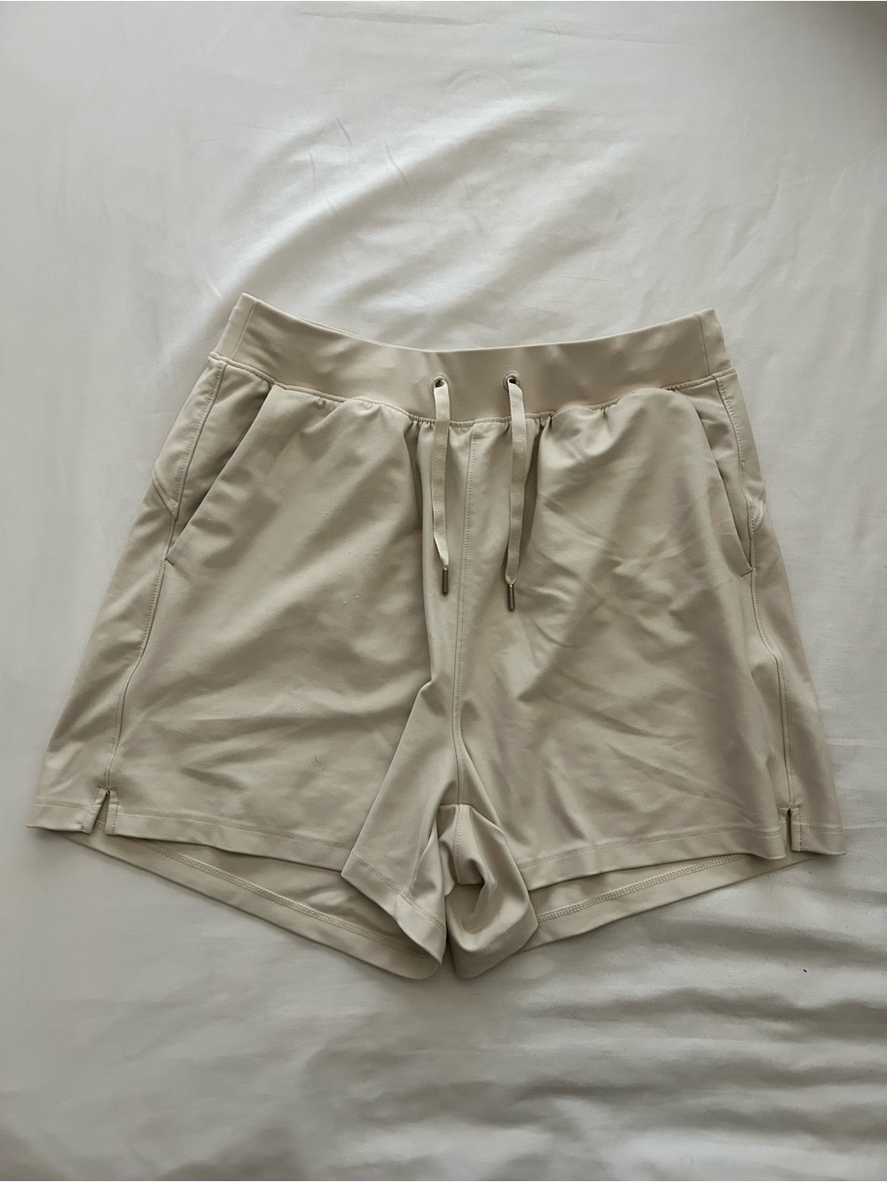 Old Navy Powersoft Cream Shorts